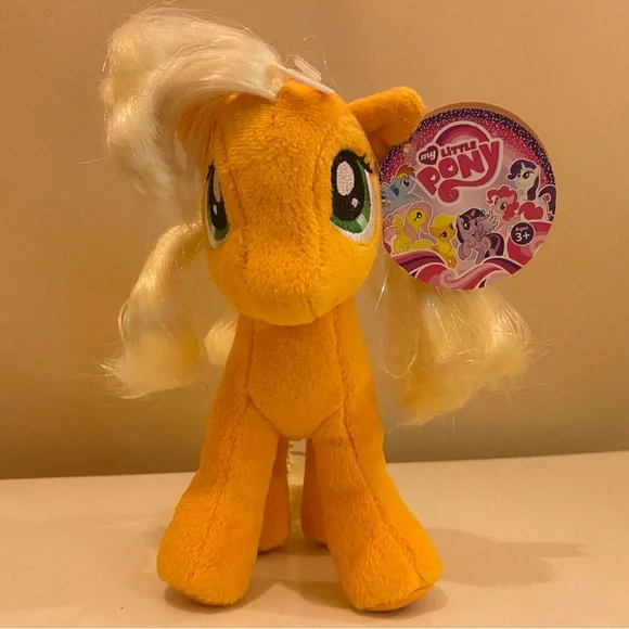 Apple Jack My Little Pony Orange and Yellow Stuffed Animal - Picture 2 of 12
